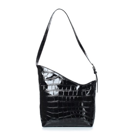 Female bag, fantle leather, 270x310x100 cm, black-1