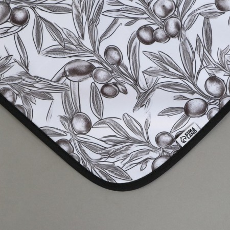 Apron kitchen "Olive", with a pocket-2