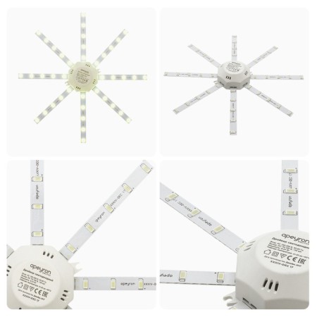 LED 220V module 16W SMD5730 IP30 1200LM 3000K Ø22cm-11