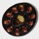 Glass stand for the eggs "Easter", 10 cells, 24 × 20.5 cm, black color