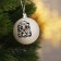 Christmas tree decoration for a new one for coloring "Tigerol", D = 5.5 cm