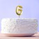 Candles for the cake, lilac, 16 pcs., 0.5 x 6.5 cm.