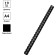 Plastic springs for binding 100 pieces, 19 mm officespace, black
