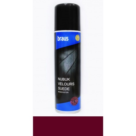 BRAUS shoes paint, Bordeaux color, 250 ml
