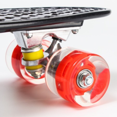 Penniboard Marvel 56 x 16 cm, light wheels PU 60x45 mm, ABEC 7, red color-1