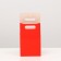 Box-pack with a pen, red, 15 x 10 x 6 cm