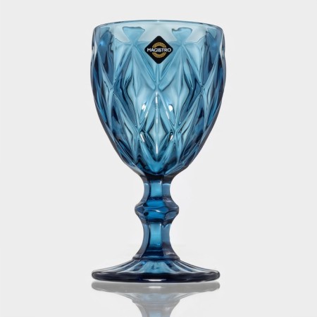 Magistro glass glass “cruise”, 250 ml, 8 × 15.3 cm, blue color-5