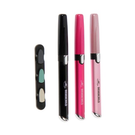 Set 3 in 1 "Mikma" IP 2151, 2 W, 1HAAA, trimmer, curling eyelashes, polishing nails-2