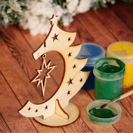 Harvesting for creativity "Christmas tree with a star"-2