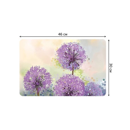 A set of napkins for setting the table "Colorful dandelions", rectangular, rounded edges, size 30x46 cm, 4 pcs-2