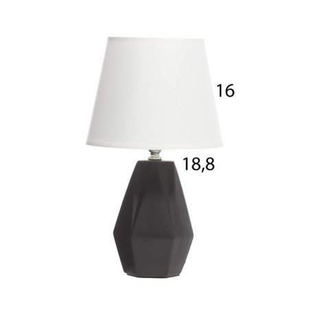 Table lamp "Fine" 1x40W E14 black 19.5x19.5x35.5cm-5