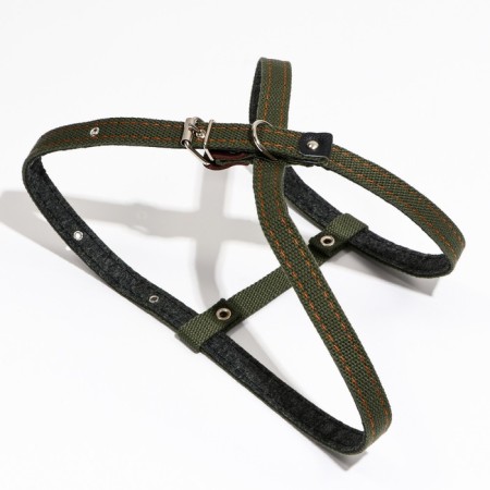 Sleeler canvas on felt, eight, adjustable, 2 cm, Osh 36-56cm, OG 54-62 cm, t. Green