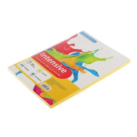 Color A4 paper, 100 calligrata sheets intensive, yellow, 80 g/m²-1