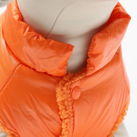 Dog jacket "Shine", s (DS 25, OG 37, Osh 24 cm, up to 5 kg), orange-4