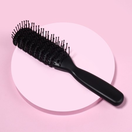 Combing, ventilated, 4.5 × 21 cm, black color-1