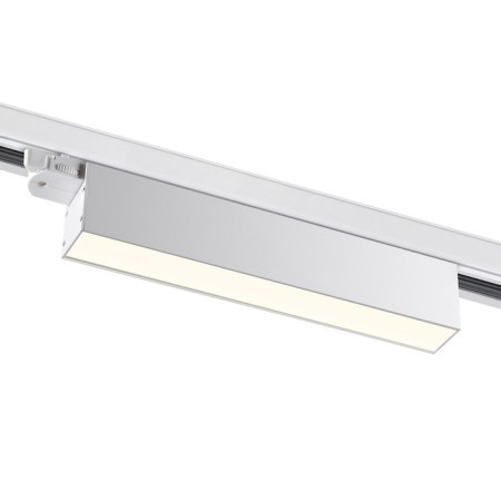 The lamp is a three -phase track LED Novotech. Iter, 18W, LED, 79x323x36 mm, white color-3