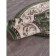 Round Merinos Colzey Carpet, size 200x200 cm, Green color