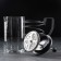 Know -hand teapot French - press "Loft", 800 ml, glass, glass, black color