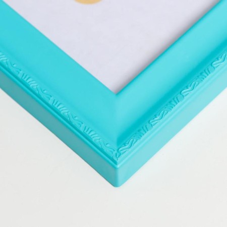 Photo frame plastic L-6 21x30 cm, turquoise-1