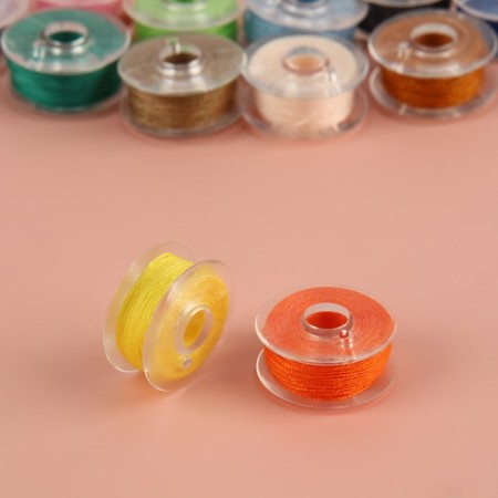 A set of rumps with threads, in the organizer, d = 20 mm, 25 pcs, color colorful color-2