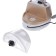 KitFort KT-913 steamer. floor, 2000 watts, 1300 ml, 35 g/min, cord 1.9 m, white-beige