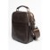 Bag Cross-Body Men, genuine leather de-gosa brown, 19x10x24 cm