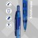 Automatic ballpoint handle XR-30, node 0.7 mm, rubber holder, letter line length 1000 meters, blue ink blue