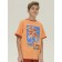 T -shirt for boys, height 134 cm, orange color