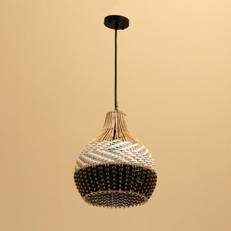 Ceiling Lamp from Rotan "Yudi" 1x120W, E27, 25x25x40 cm-1
