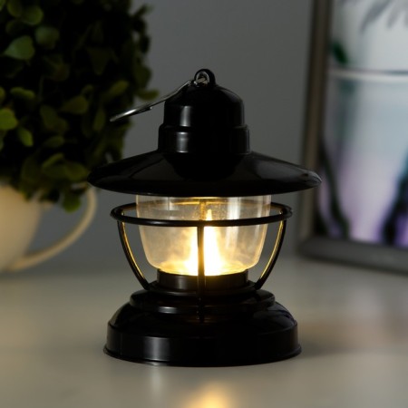 The nightlight "Evlampia" LED 1W from the batteries 2haaa black 10x10x12cm Risalux-2