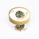 A set of hats 3 in 1 "Tropics", hooked, 16 x 10, 14 x 9, 13 x 8.5 cm