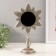 Souvenir Polystone "Mirror Flower" silver 21x9.5x33 cm