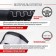 SkyWay braid, eco-leather, Combo-10 m, black-gray, S01102470