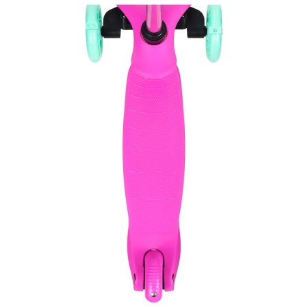 Graffiti scooter, Light wheels PU 110/75 mm, Abec 7, pink color-5