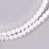 Beads made of natural stone "White Agat" set 90 pcs., Size 1 pc. - 4 mm