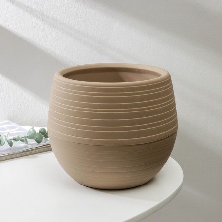 Pot "duet", 2.5 l, the color of coffee with milk-1