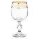 A set of glasses for white wine STERNA, Panto Gold decor, 190 ml x 6 pcs.