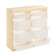 Trofast-4 rack, with containers, vertical, pine array
