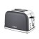 Toster KitFort KT-2036-5, 950 W, 8 frying modes, 2 toasts, display, graphite color