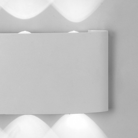 Street lamp Mantra Arcs, LED, 450LM, 3000K, 170x80x40 mm, matte white color-3
