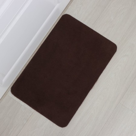Rapid -shaped moisture -ups, without edging, 40 × 60 cm, brown color-6