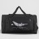 Road bag on lightning, 3 external pockets, a long belt, black color