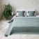 Shifu bedspread, size 220x240 cm, green color