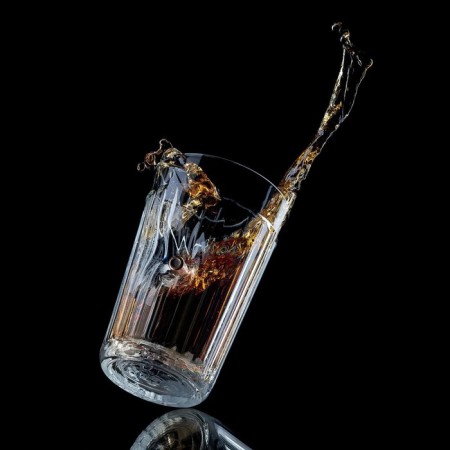 A glass faceted with a “impenetrable. Kraft” bullet, 250 ml-2