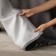 A set of curtains with a sequer of selection, size 2x150x270 cm, dark gray color