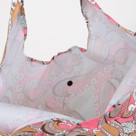 Permanent bag on the button, pink color-2