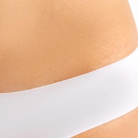 Panties female slips (seamless), white color, rr 42 (XS)-3