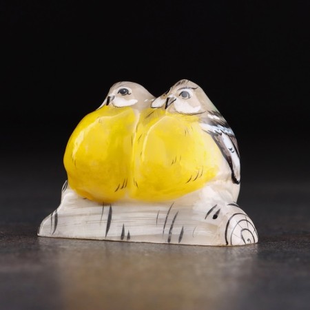 Souvenir "Tits on a branch", small, selenite-1
