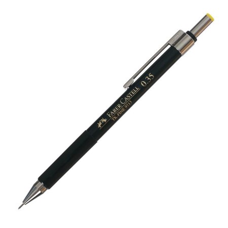 Mechanical professional pencil 0.35 mm Faber-Castell TK®-Fine 9713 with an eraser-2