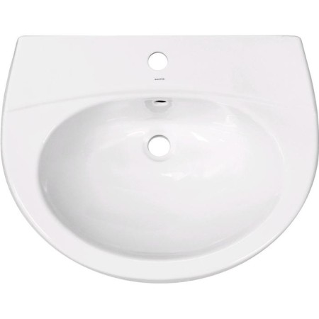 Washbone "Victoria" with overflow, without a pedestal, white-1